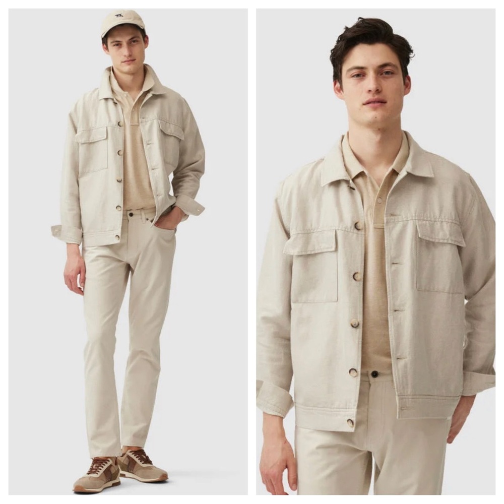 Rodd & Gunn Swanson Jacket in Ecru